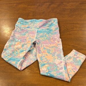 Under Armour Kids Leggings - Pink and Blue Swirl